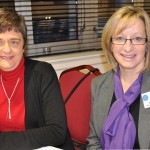 (l-r) Julie Torrington, Maria Seabright