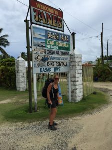 Francesca on her career break in Samoa